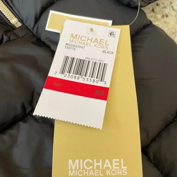 Faux Fur Longline Puffer Jacket  MICHAEL Michael Kors - Picture 5 of 6